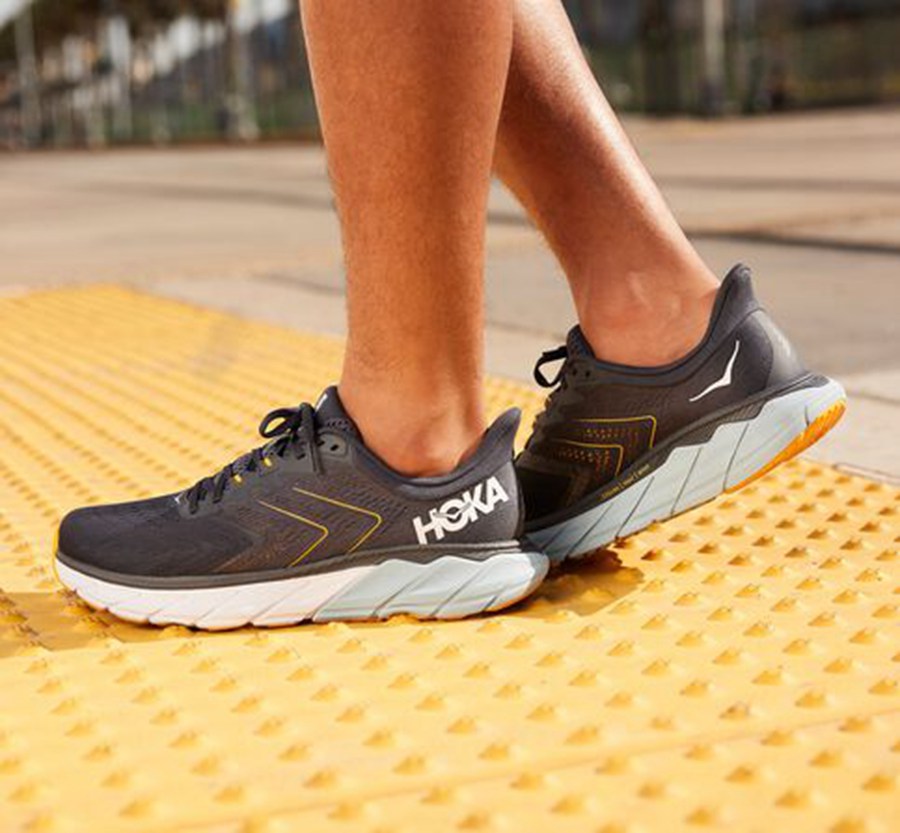 Hoka One One Vandresko Herre - Arahi 5 - Mørkeblå - 967134DOR